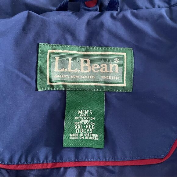 Vintage LL Bean 0 BCY9 Jacket Mens XXL All Season Tek Hooded Waterproof Jacket - Picture 4 of 4